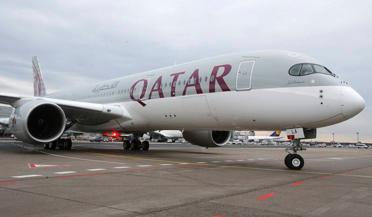 Qatar Airways flight